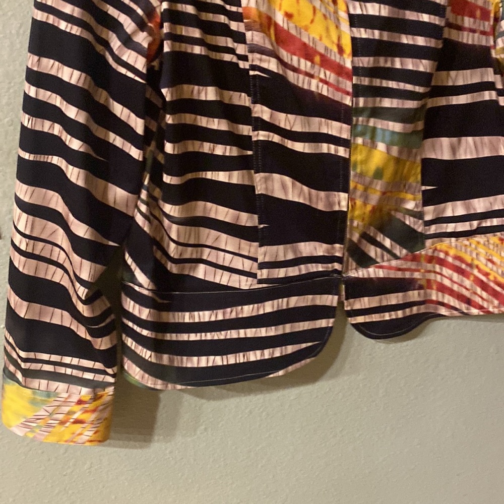 Striped Multicolor Women's Jacket - Picture 4 of 15